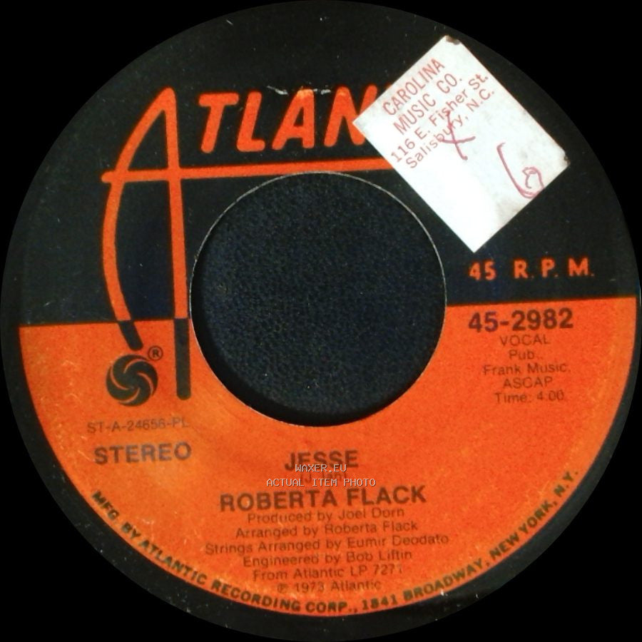 Roberta Flack - No Tears (In The End) / Jesse side B