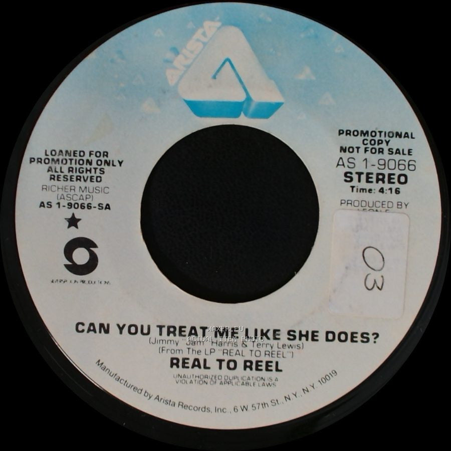Real To Reel - Can You Treat Me Like She Does? / Can You Treat Me Like She Does? side B