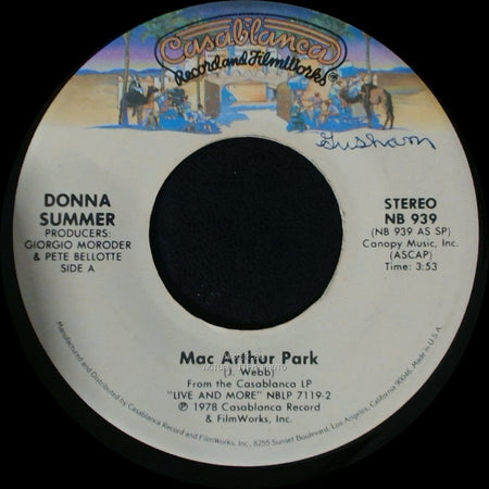 Donna Summer - Mac Arthur Park / Once Upon A Time side A