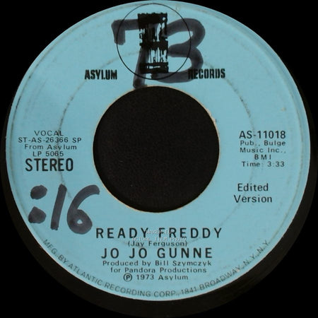Jo Jo Gunne - Ready Freddy / Ready Freddy side B