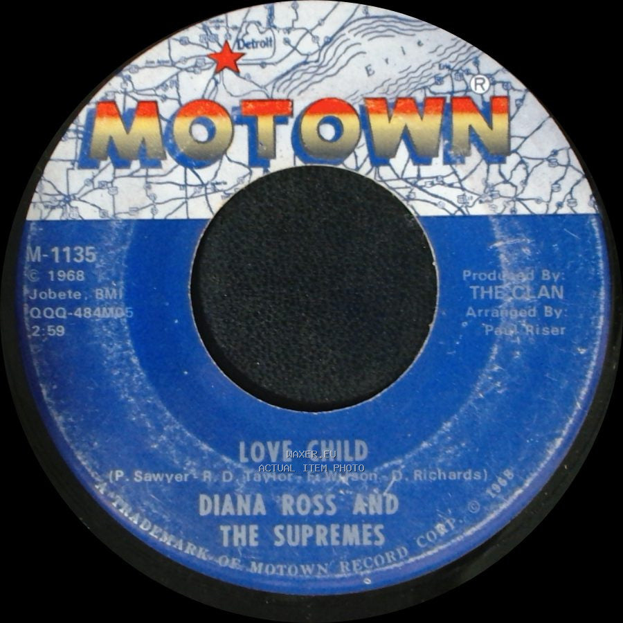 Diana Ross And The Supremes - Will This Be The Day / Love Child side B