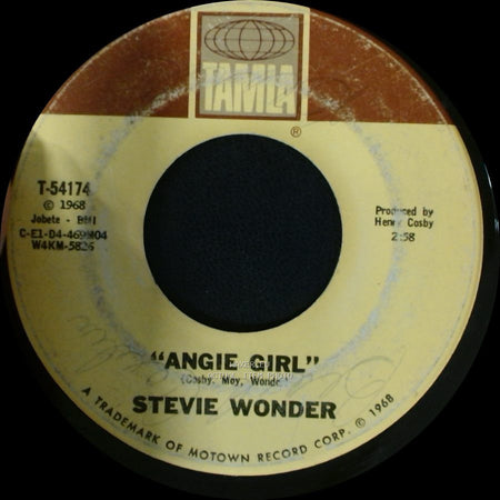 Stevie Wonder - "Angie Girl" / For Once In My Life side A