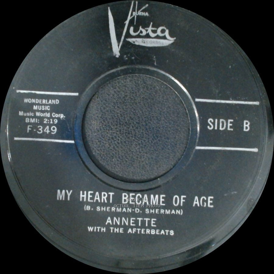Annette With The Afterbeats - First Name Initial / My Heart Became Of Age side B
