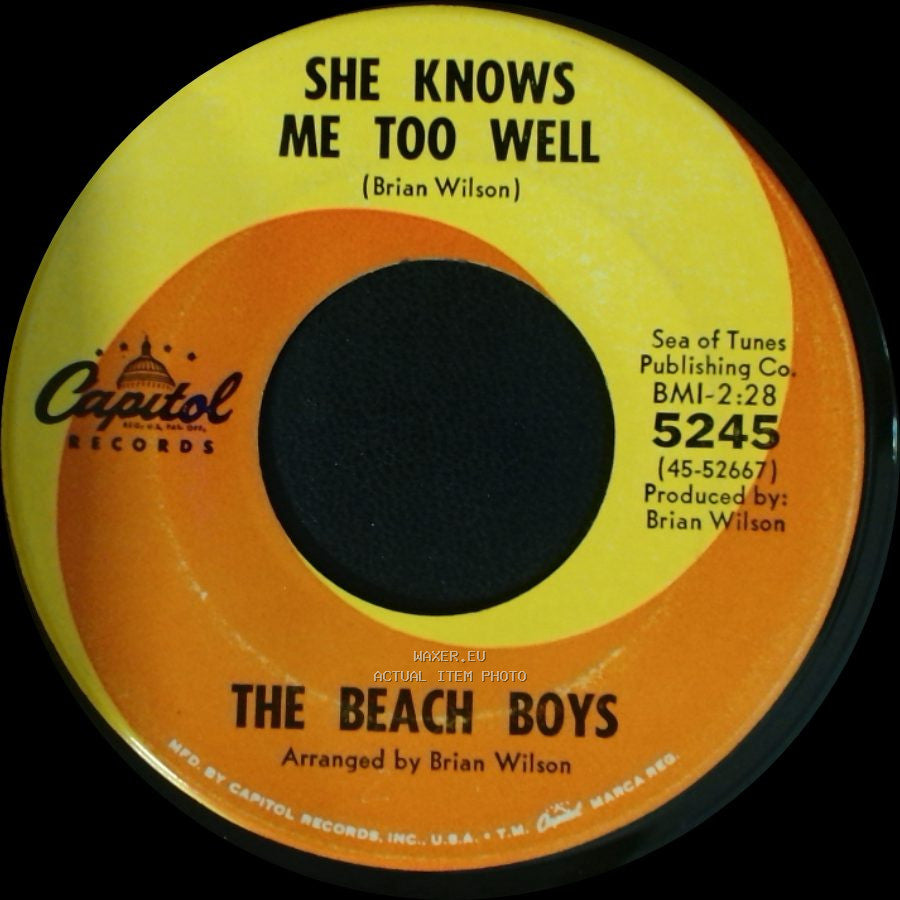 The Beach Boys - She Knows Me Too Well / When I Grow Up (To Be A Man) side A