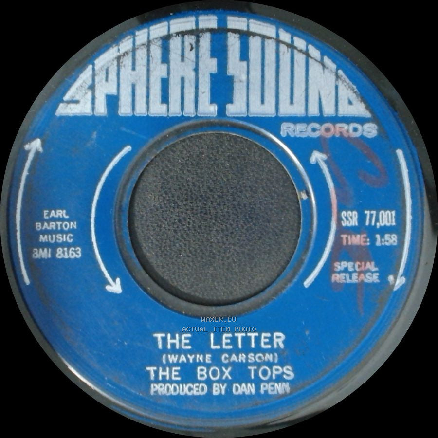 The Box Tops - The Letter / Happy Times side A
