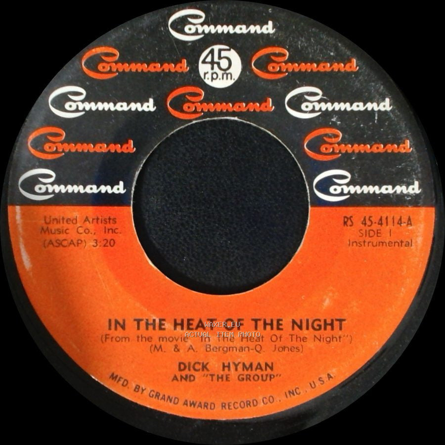 Dick Hyman And "The Group" - In The Heat Of The Night / Respect side A