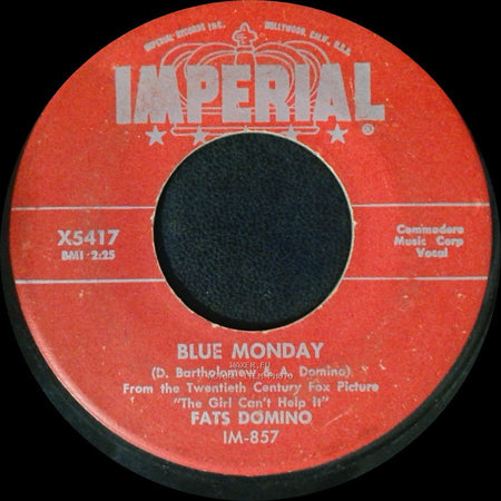 Fats Domino - What's The Reason I'm Not Pleasing You / Blue Monday side B