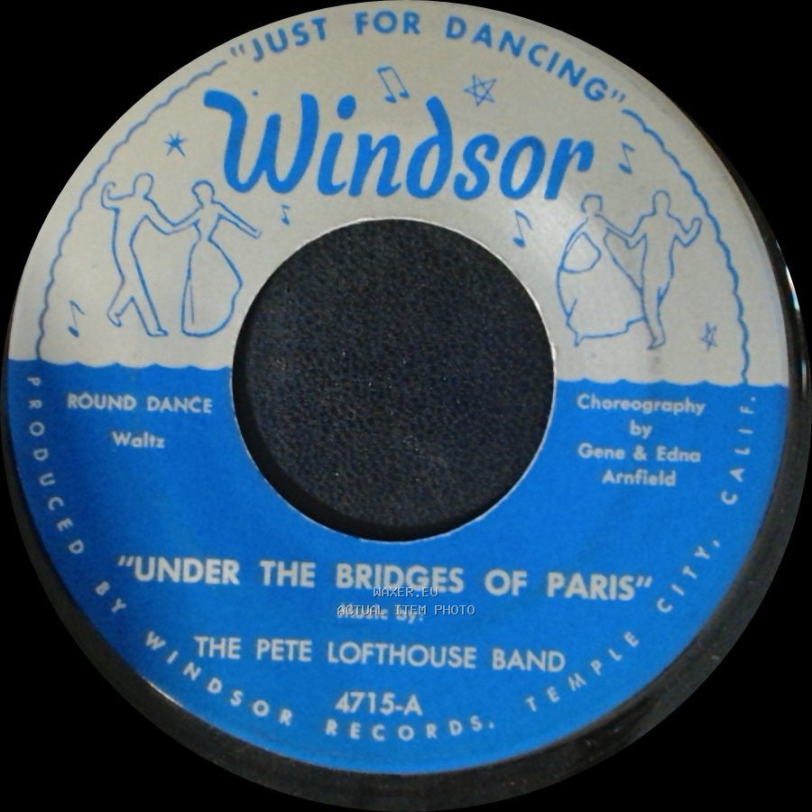 The Bernie Carle Band / The Pete Lofthouse Band - Old Memories / Under The Bridges Of Paris side B