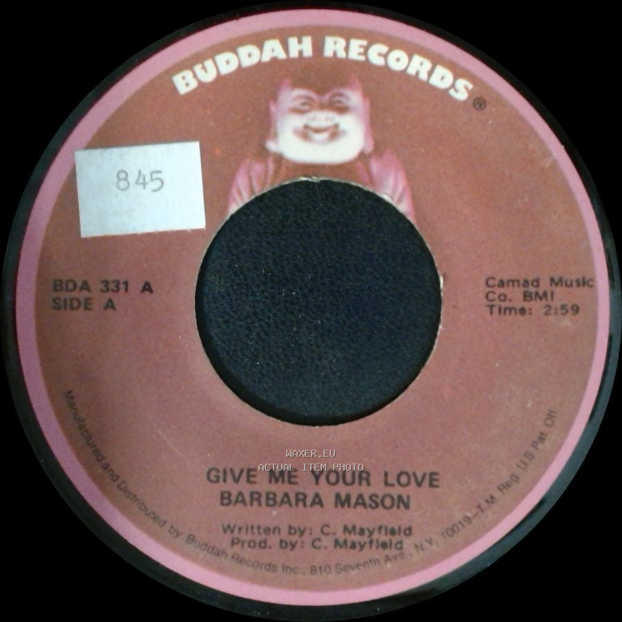 Barbara Mason - Give Me Your Love / You Can Be With The One You Don't Love side A