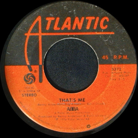 Abba - Dancing Queen / That's Me side B