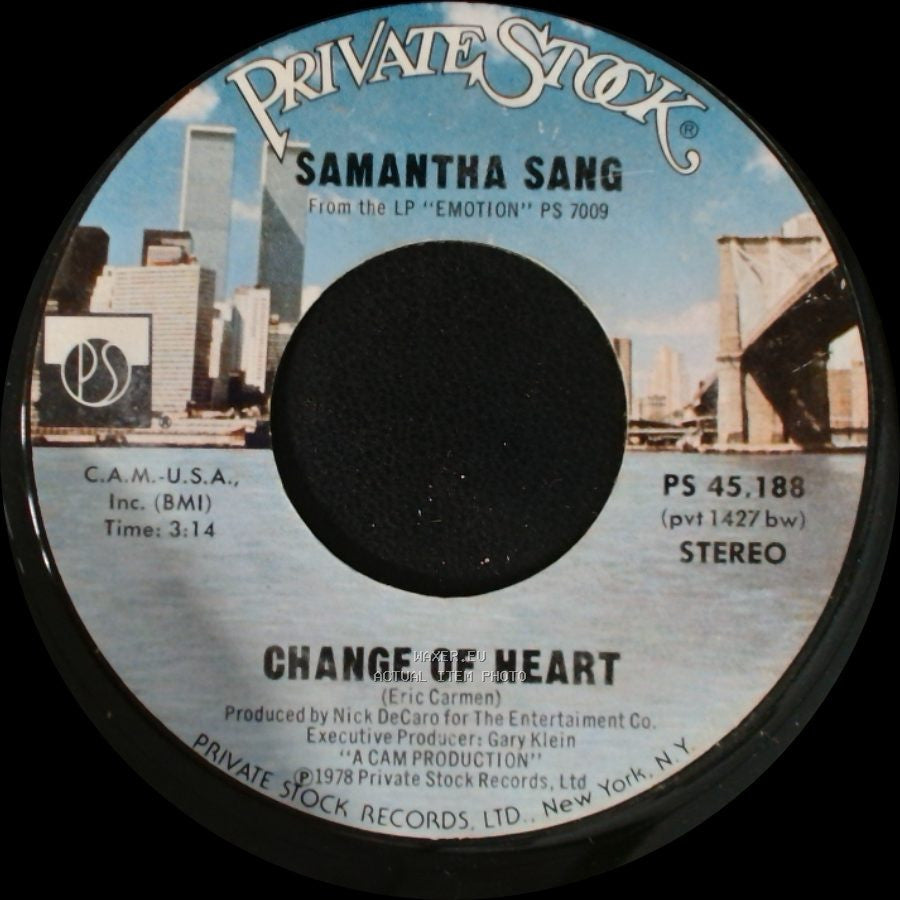Samantha Sang - Change Of Heart / You Keep Me Dancing side A