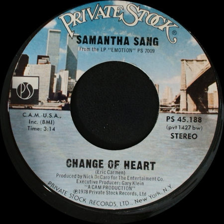 Samantha Sang - Change Of Heart / You Keep Me Dancing side A