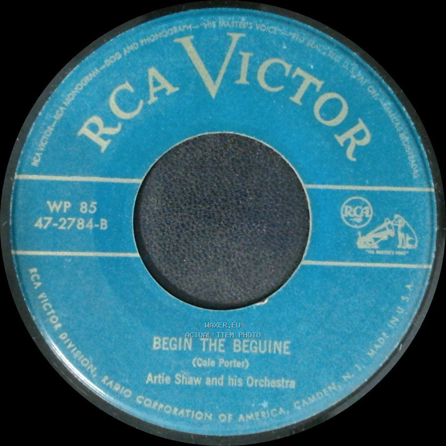 Artie Shaw And His Orchestra - Frenesi / Begin The Beguine side B