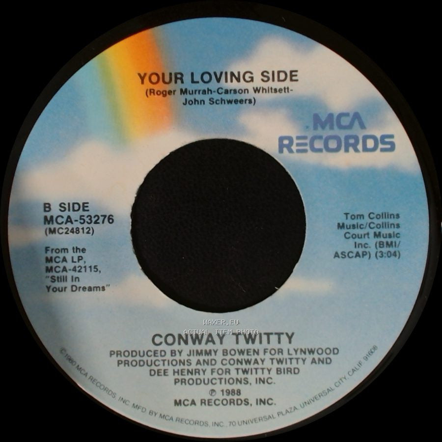 Conway Twitty - Goodbye Time / Your Loving Side side B
