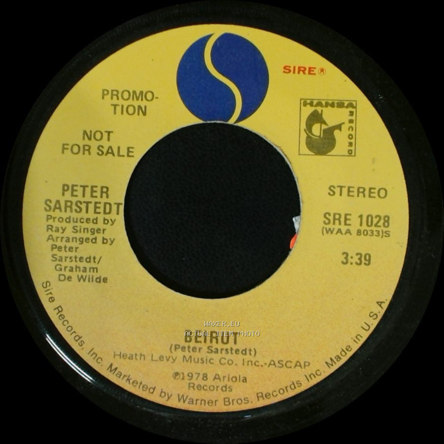 Peter Sarstedt - Beirut / Beirut side B