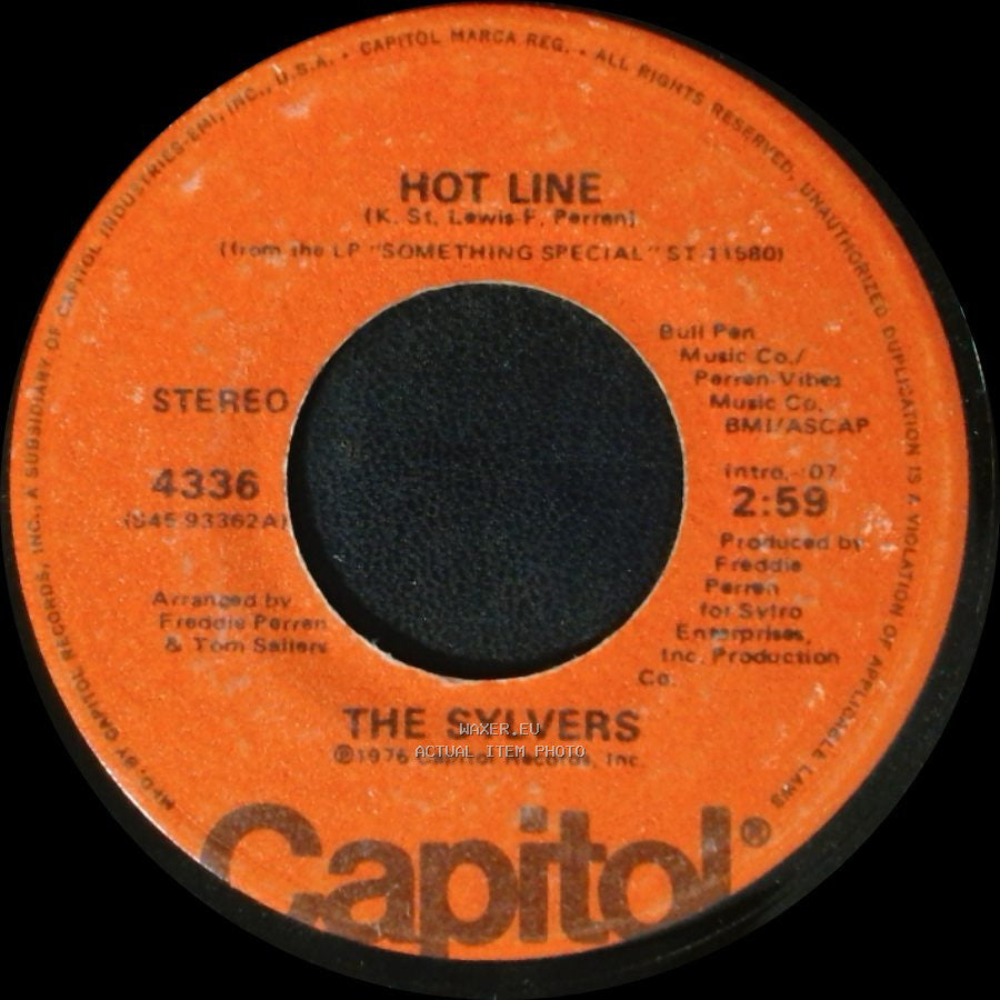The Sylvers - Hot Line / That's What Love Is Made Of side A