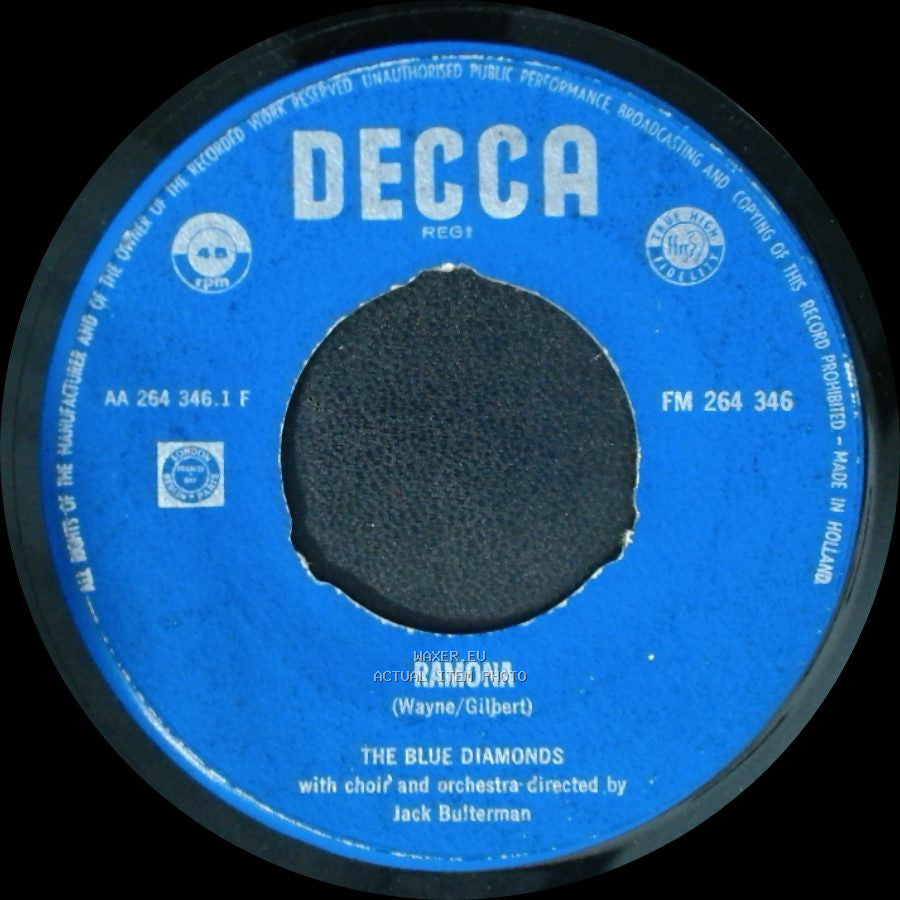The Blue Diamonds - All Of Me / Ramona side B