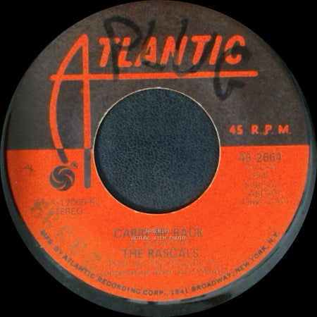 The Rascals - Real Thing / Carry Me Back side B