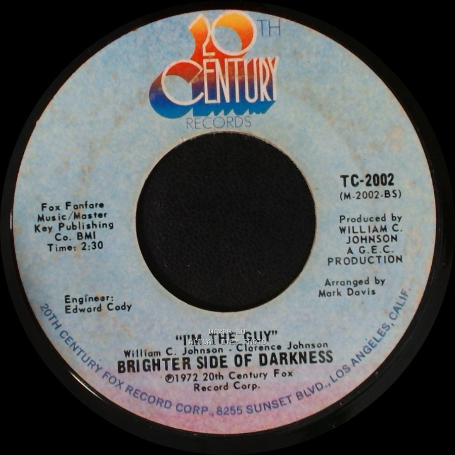 Brighter Side Of Darkness - "I'm The Guy" Brighter Side Of Darkness / Love Jones side A