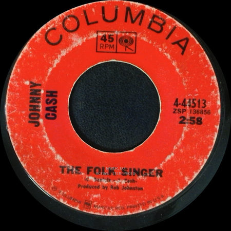 Johnny Cash - Folsom Prison Blues / The Folk Singer side B