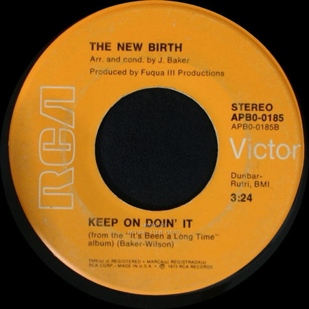 The New Birth - It's Been A Long Time / Keep On Doin' It side B