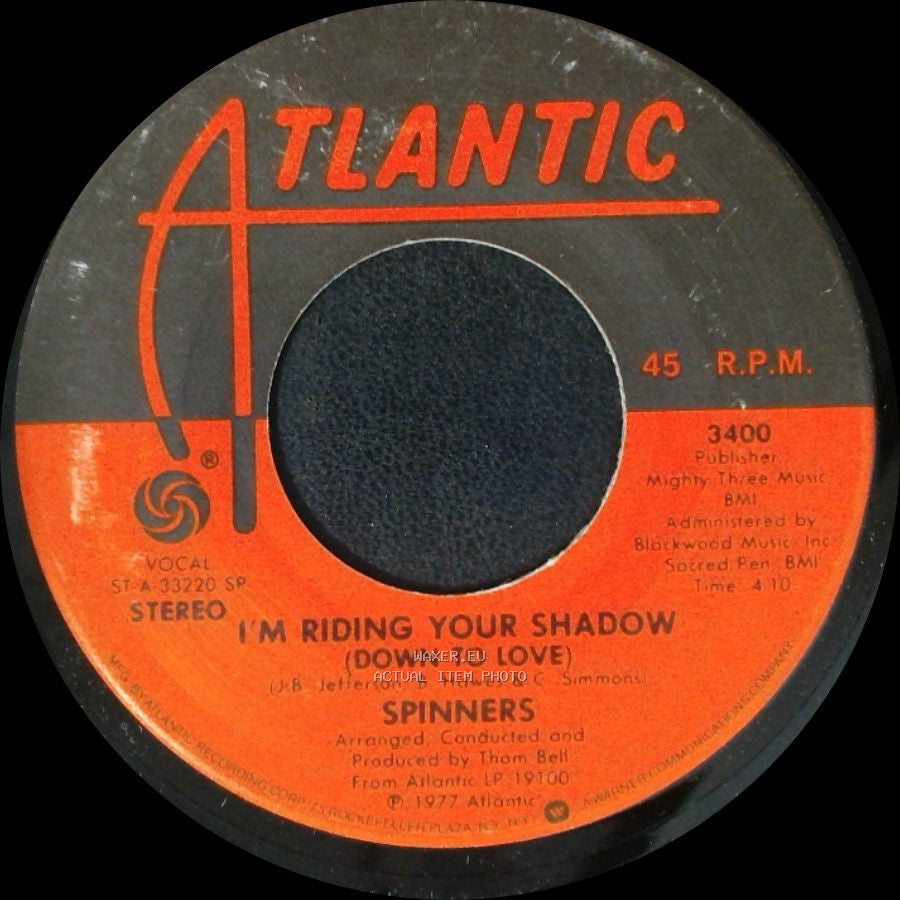 Spinners - Me And My Music / I'm Riding Your Shadow (Down To Love) side B