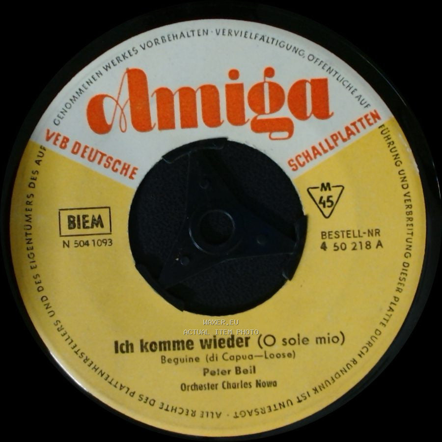 Rica Deus Mit Begleitorchester Günter Gollasch / Peter Beil - O Bello Giorno / Ich Komme Wieder (O Sole Mio) side B