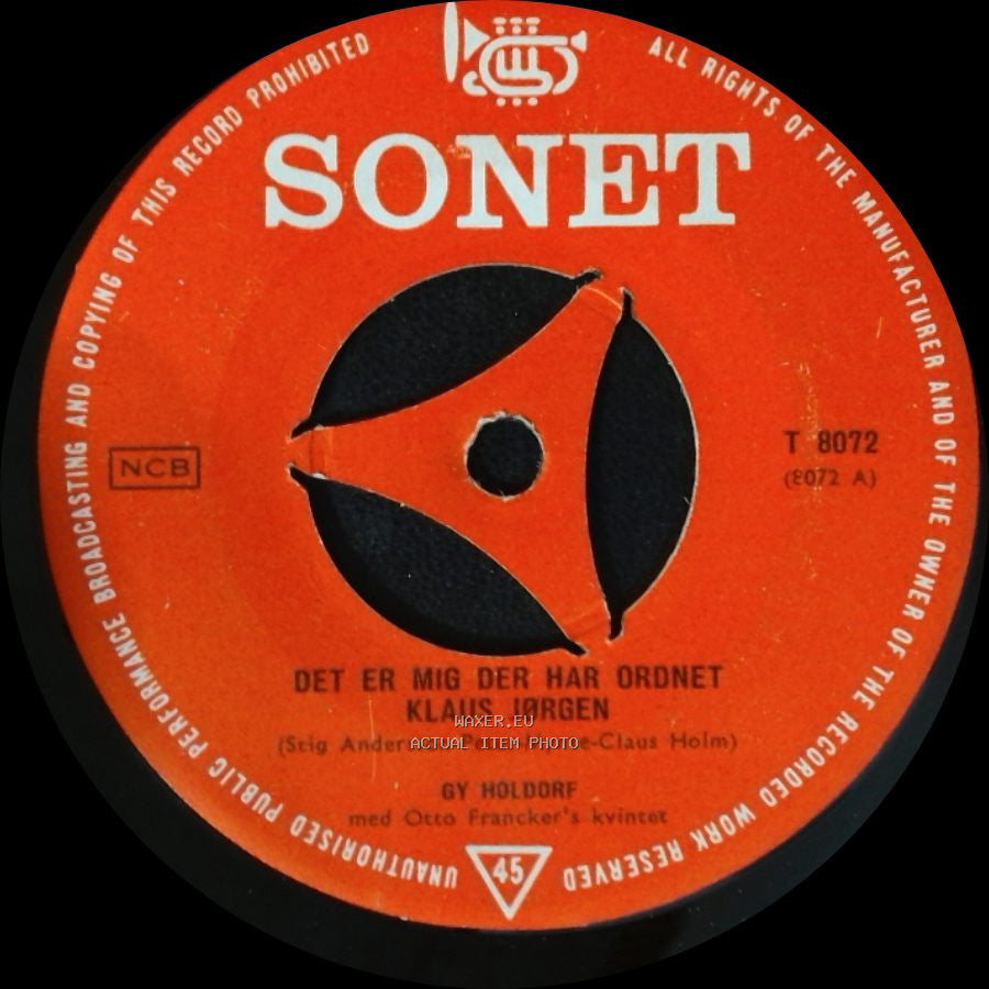 Klaus Jørgen / Gy Holdorf - Det Er Mig Der Har Ordnet / Blå Viol side A