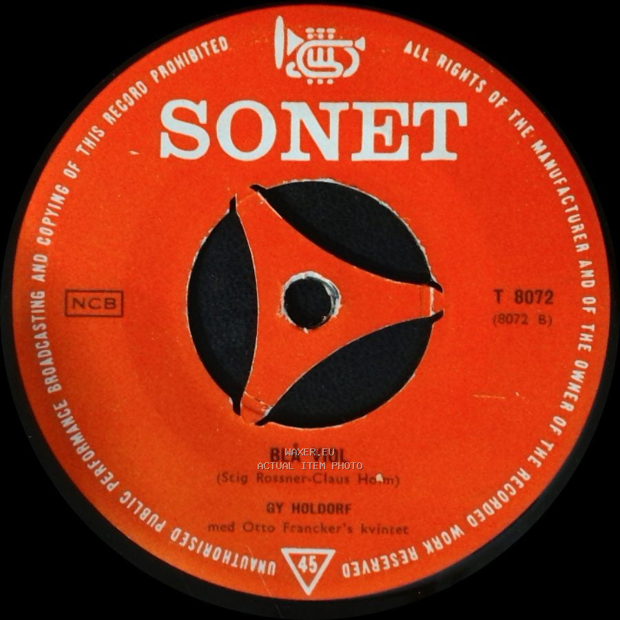 Klaus Jørgen / Gy Holdorf - Det Er Mig Der Har Ordnet / Blå Viol side B
