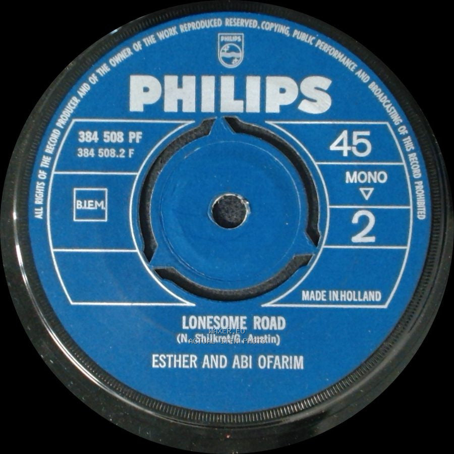 Esther And Abi Ofarim - Cinderella-Rockefella / Lonesome Road side B
