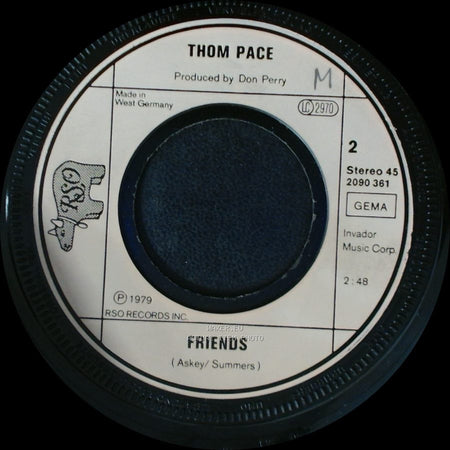 Thom Pace - Friends / Maybe side A