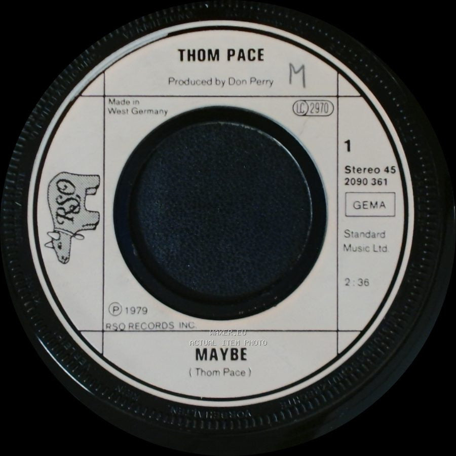 Thom Pace - Friends / Maybe side B