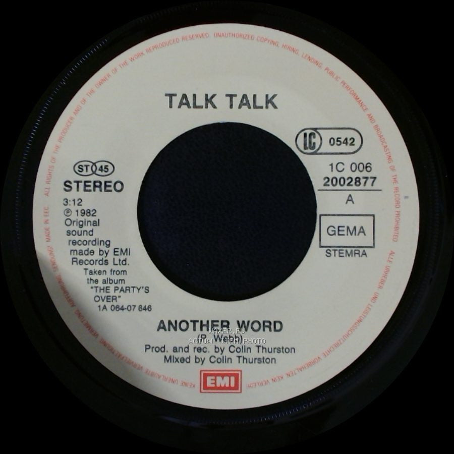 Talk Talk - Another Word / Candy side A