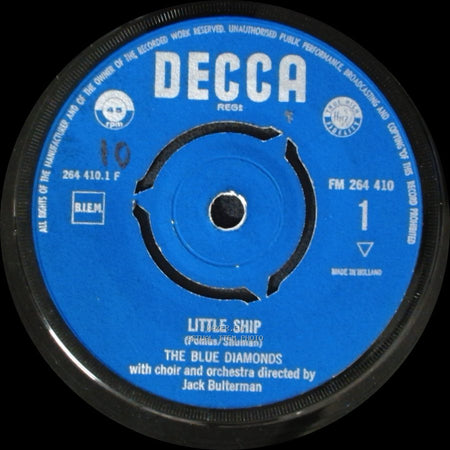 The Blue Diamonds - Little Ship / Jealousy side A
