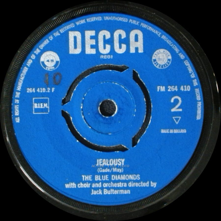 The Blue Diamonds - Little Ship / Jealousy side B