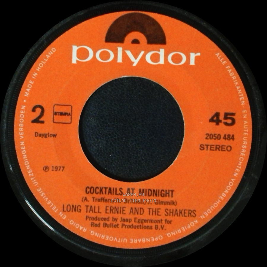 Long Tall Ernie And The Shakers - Remember / Cocktails At Midnight side B