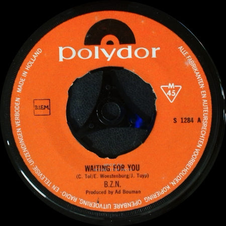 B.Z.N. - Mor'een / Waiting For You side B