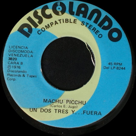 Nathalie Oh! - Un Dos Tres Y... Fuera / Machu Picchu side B