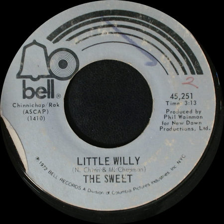 The Sweet - Man From Mecca / Little Willy side B