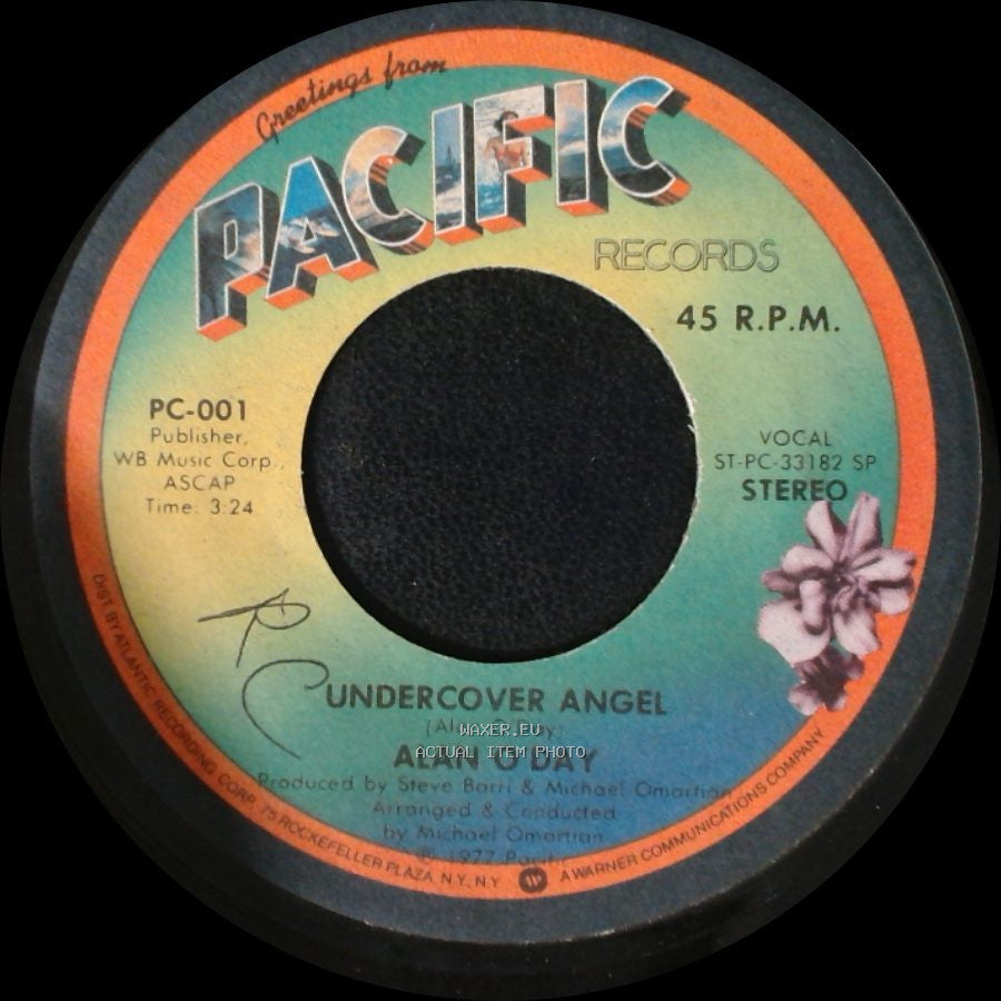 Alan O'day - Undercover Angel / Just You side A