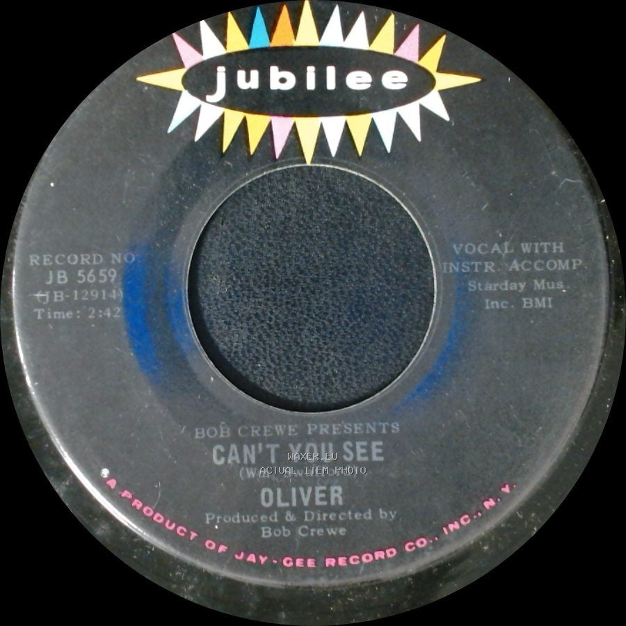 Oliver - Good Morning Starshine / Can't You See side B