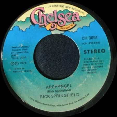 Rick Springfield - Archangel / Take A Hand side A