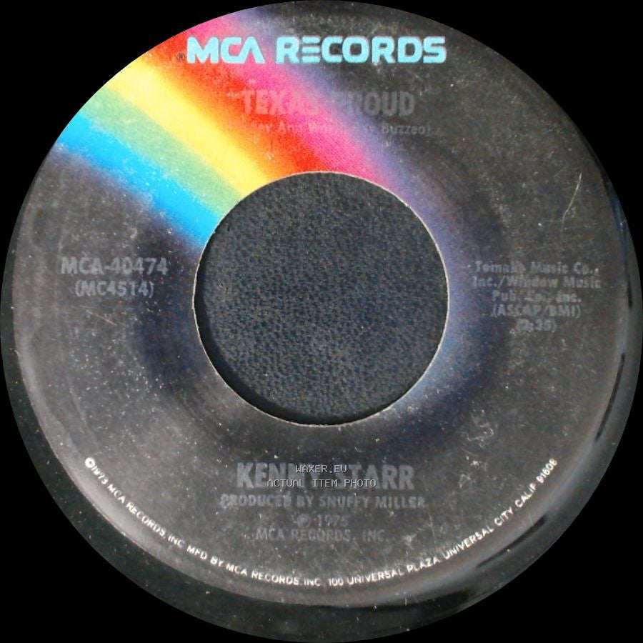 Kenny Starr - Texas Loud (Hey Annette) / The Hard Man In The Beachers side A