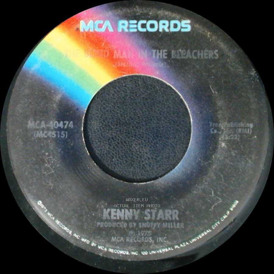 Kenny Starr - Texas Loud (Hey Annette) / The Hard Man In The Beachers side B