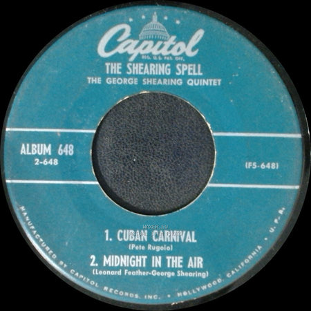 The George Shearing Quintet - The Shearing Spell / The Shearing Spell side B