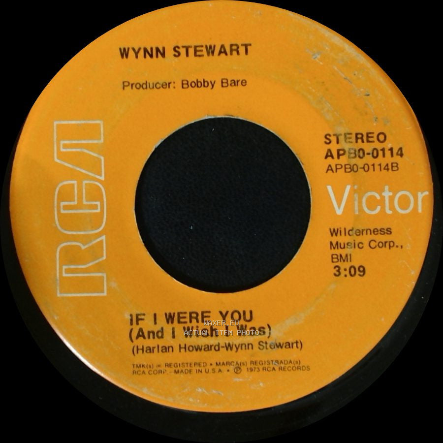 Wynn Stewart - If I Were You (And I Wish I Was) / It's Raining In Seattle side A