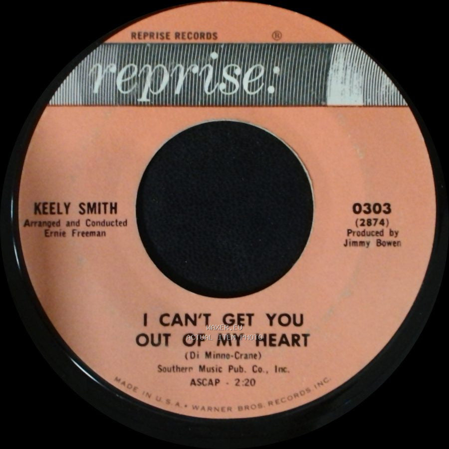 Keely Smith - I Can't Get You Out Of My Heart / I'll Always Be In Love With You side A