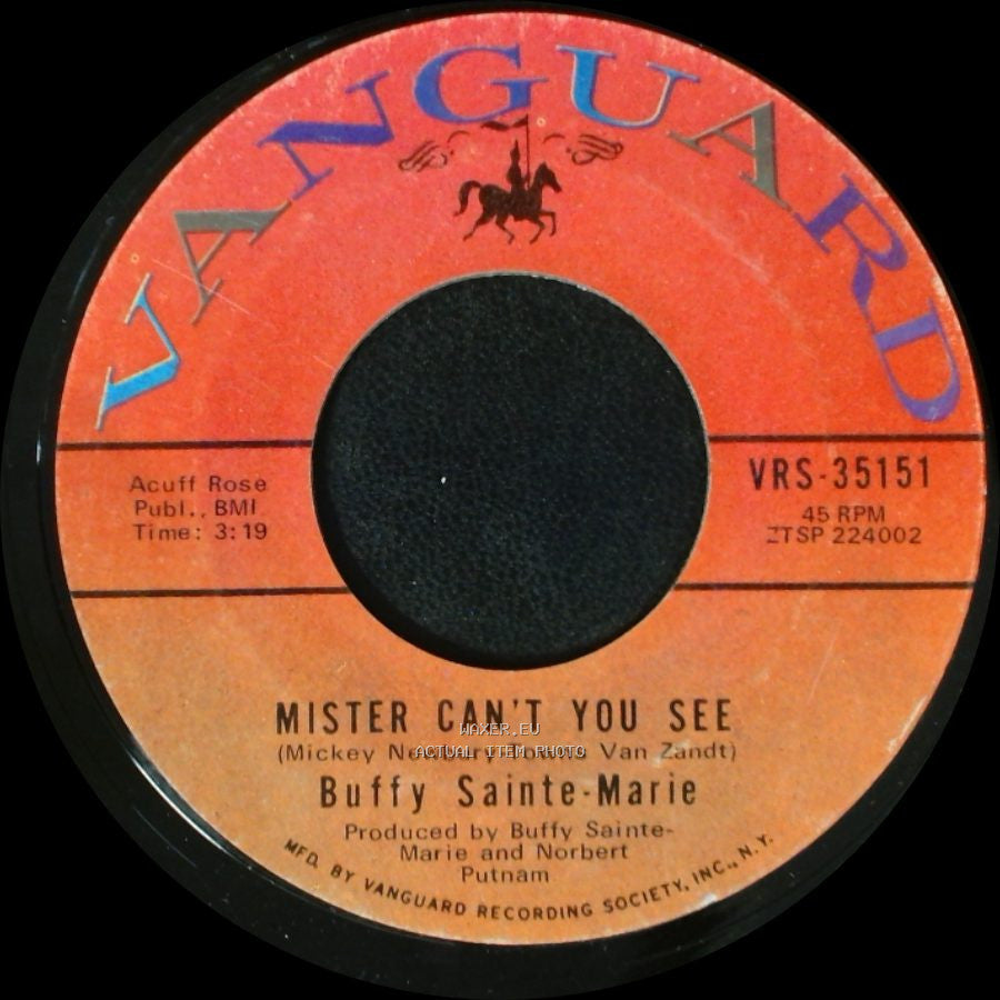 Buffy Sainte-Marie - Mister Can't You See / Moonshot side A