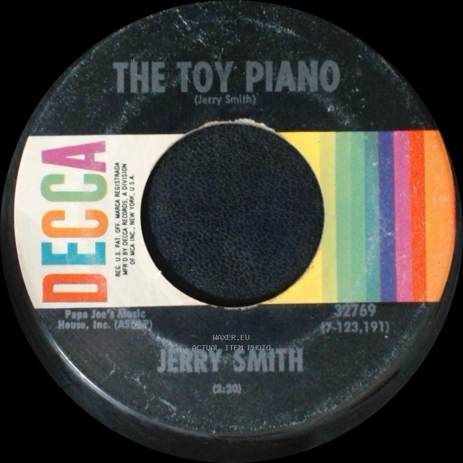 Jerry Smith - Papa Joe's Polka / The Toy Piano side B