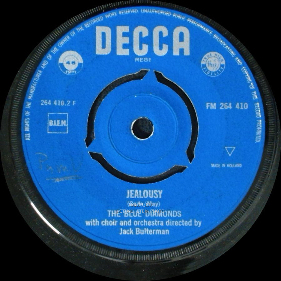 The Blue Diamonds - Little Ship / Jealousy side A